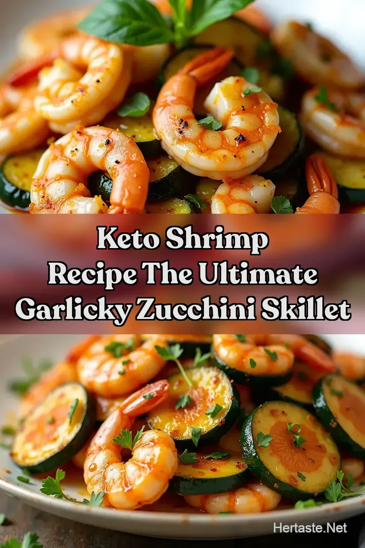 Keto Shrimp Recipe The Ultimate Garlicky Zucchini Skillet