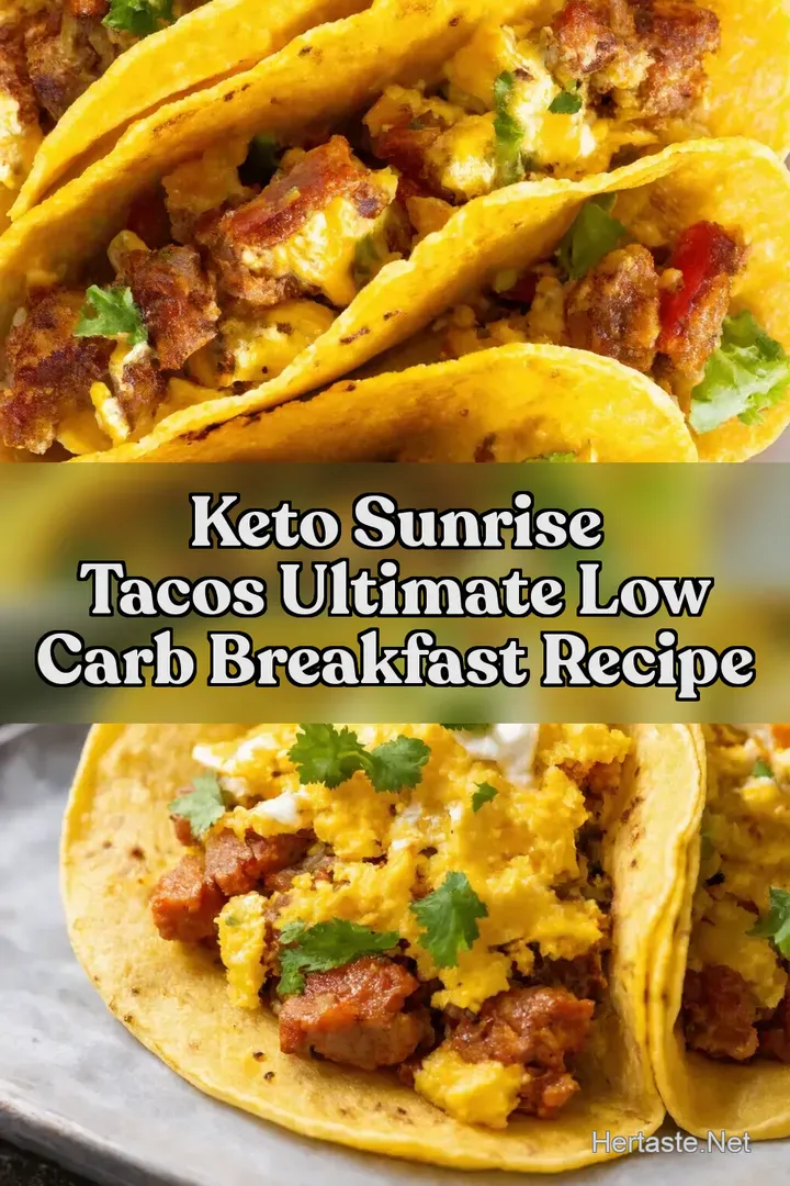 Keto Sunrise Tacos Ultimate Low Carb Breakfast Recipe