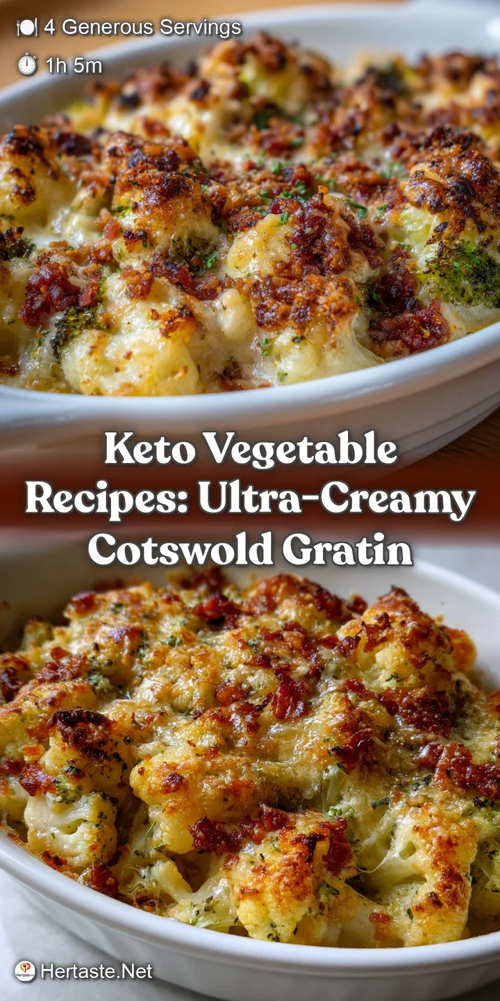 Keto Vegetable Recipes: Ultra-Creamy Cotswold Gratin