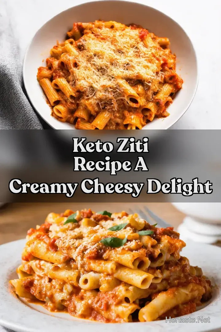 Keto Ziti Recipe A Creamy Cheesy Delight