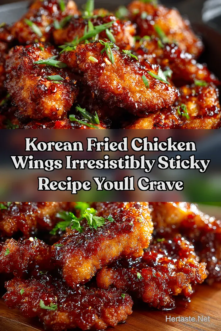Korean Fried Chicken Wings Irresistibly Sticky Recipe Youll Crave