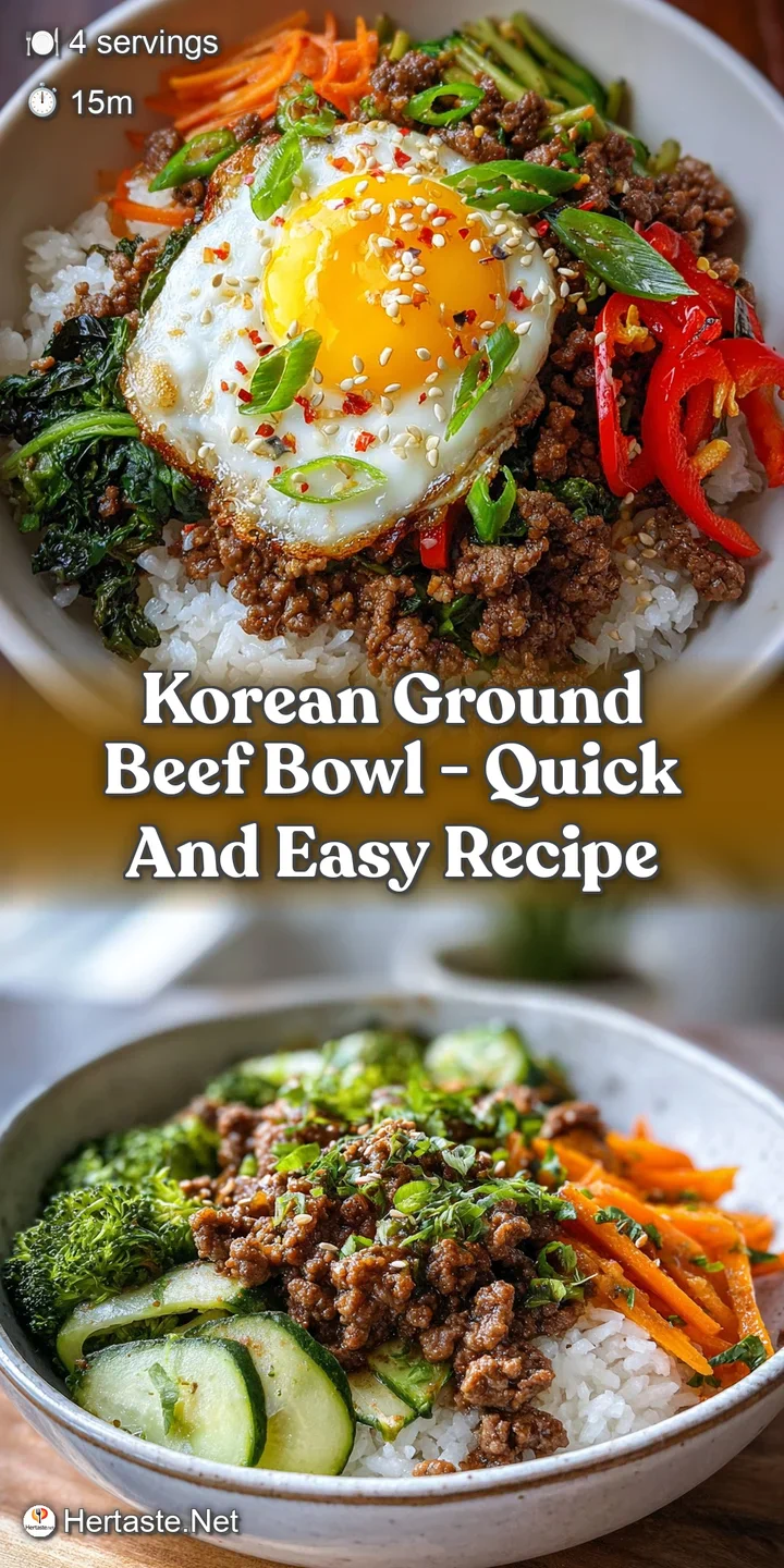 Close-up of savory Korean ground beef: caramelized bits and sesame seeds with vibrant scallions. Ready to eat and enjoy.