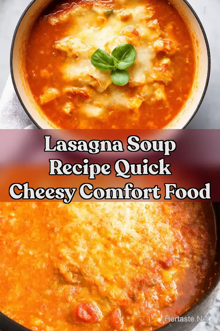 Lasagna Soup Recipe Quick Cheesy Comfort Food