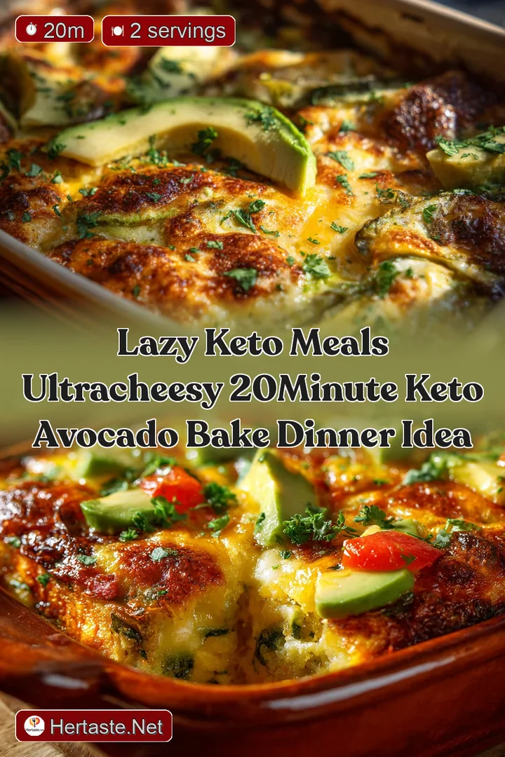 Lazy Keto Meals UltraCheesy 20Minute Keto Avocado Bake Dinner Idea