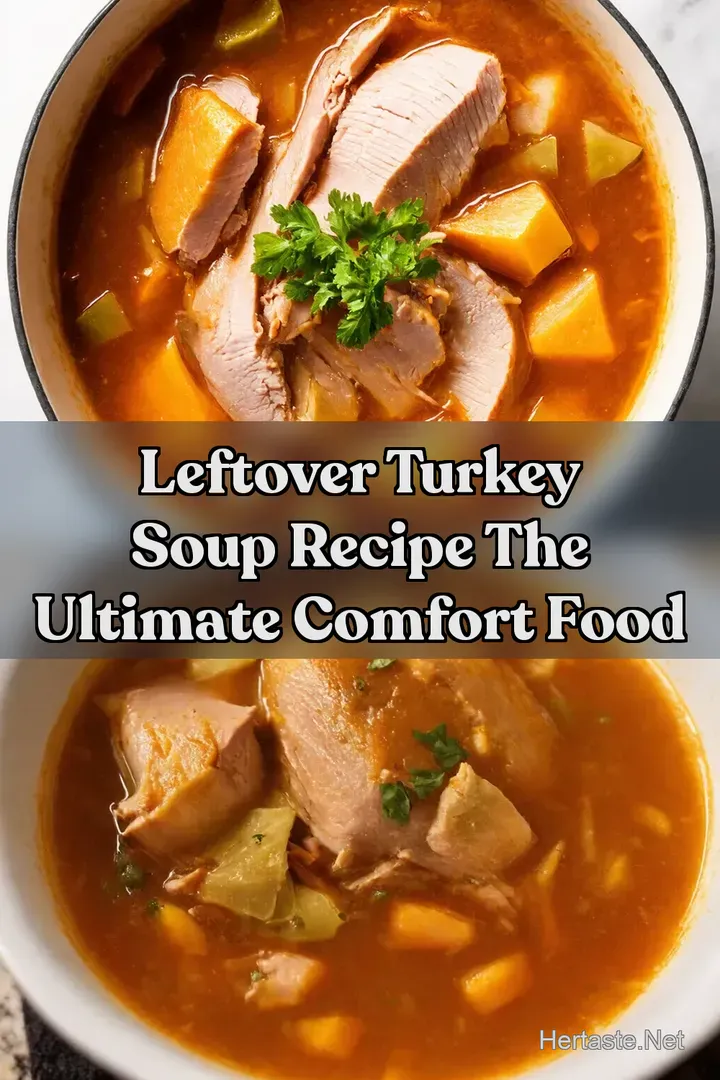 Leftover Turkey Soup Recipe The Ultimate Comfort Food : PIN FOR LATER Leftover Turkey Soup Recipe The Ultimate Comfort Food