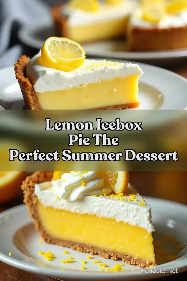 Lemon Icebox Pie The Perfect Summer Dessert
