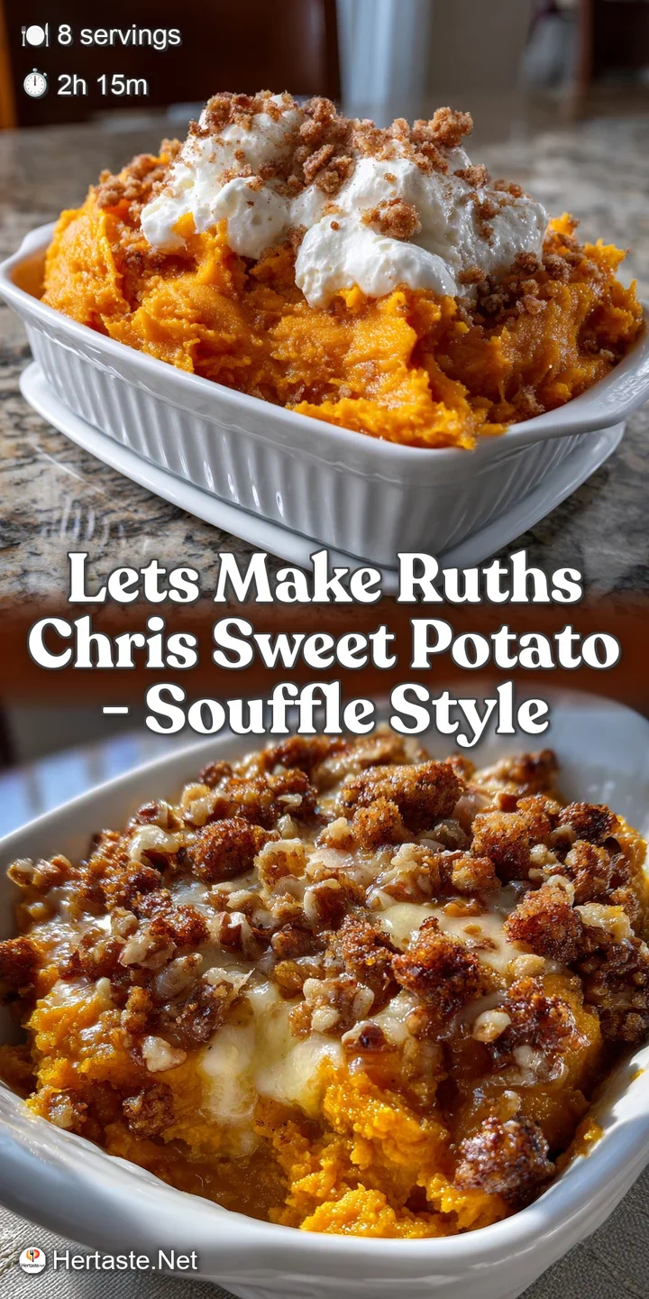 Lets Make Ruths Chris Sweet Potato - Souffle Style