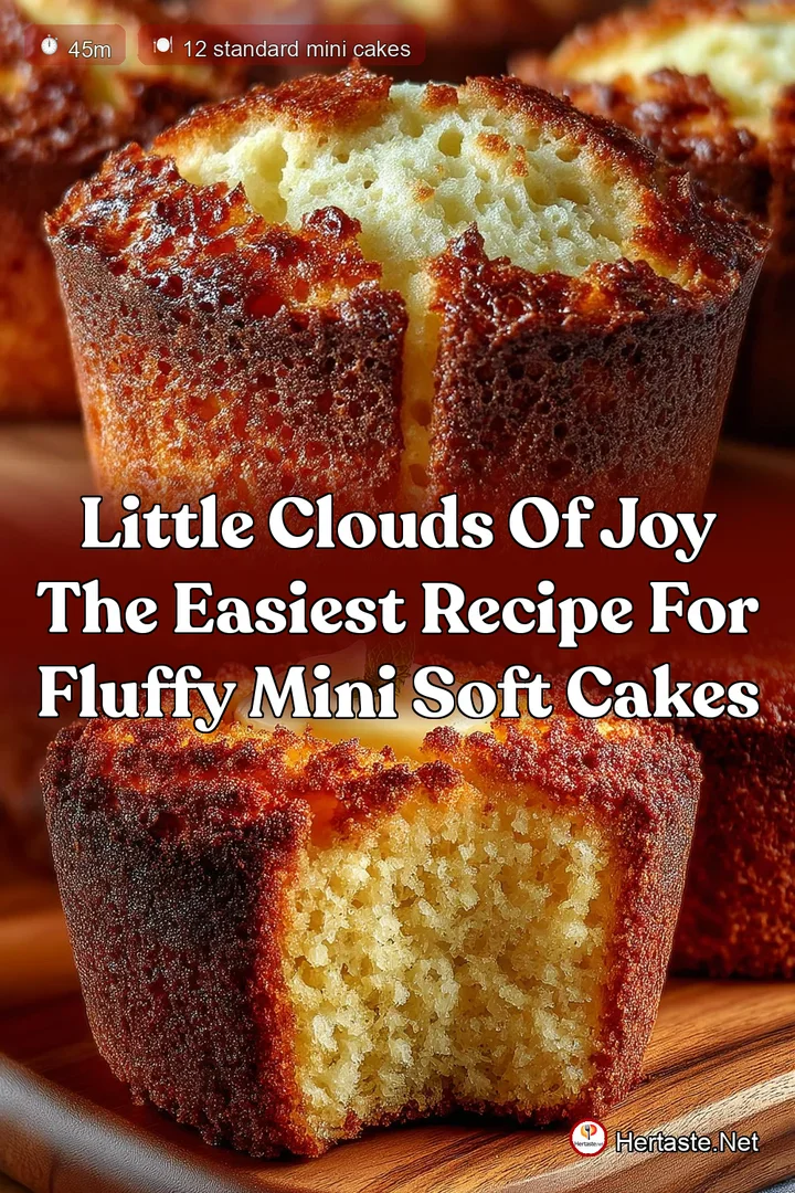 Little Clouds of Joy The Easiest Recipe for Fluffy Mini Soft Cakes
