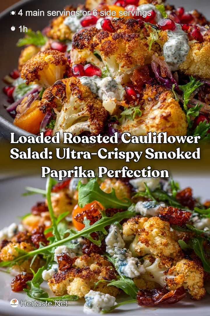 Loaded Roasted Cauliflower Salad: Ultra-Crispy Smoked Paprika Perfection
