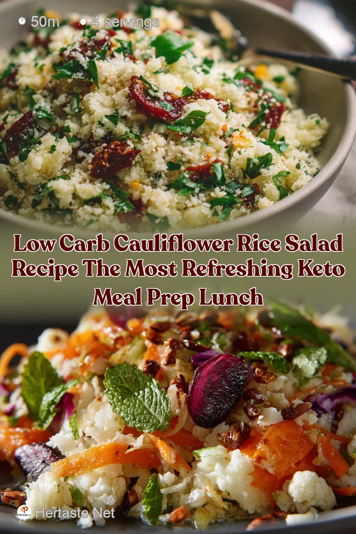 Low Carb Cauliflower Rice Salad Recipe The Most Refreshing Keto Meal Prep Lunch