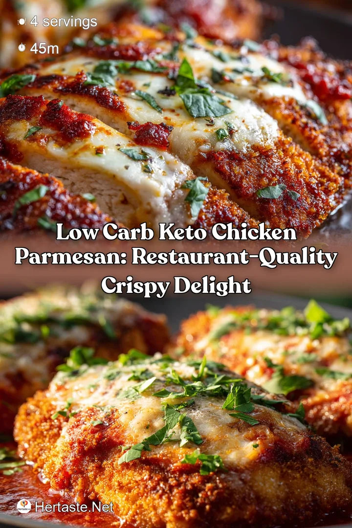 Low Carb Keto Chicken Parmesan: Restaurant-Quality Crispy Delight