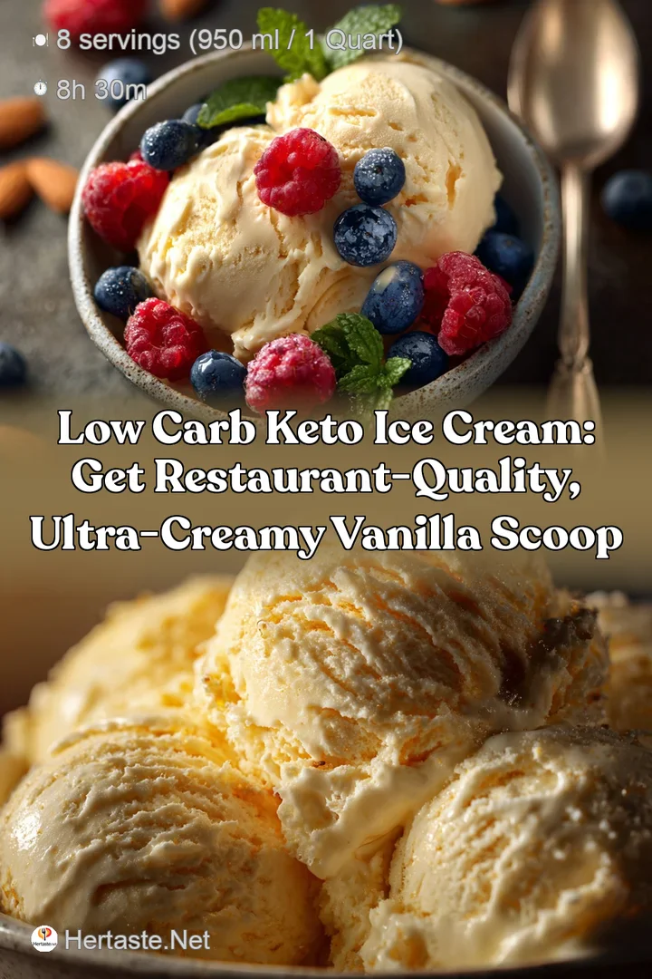 Low Carb Keto Ice Cream: Get Restaurant-Quality Ultra-Creamy Vanilla Scoop