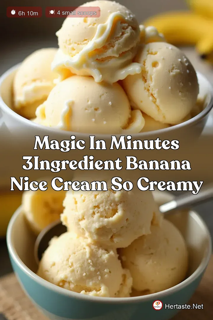 Magic in Minutes 3Ingredient Banana Nice Cream So Creamy