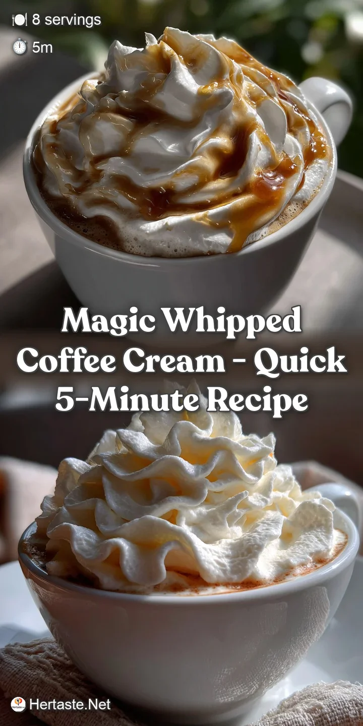 Magic Whipped Coffee Cream - Quick 5-Minute Recipe