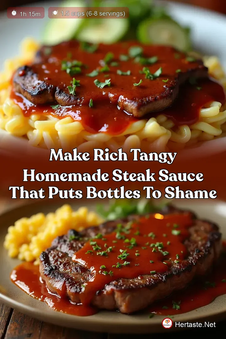 Make Rich Tangy Homemade Steak Sauce That Puts Bottles to Shame