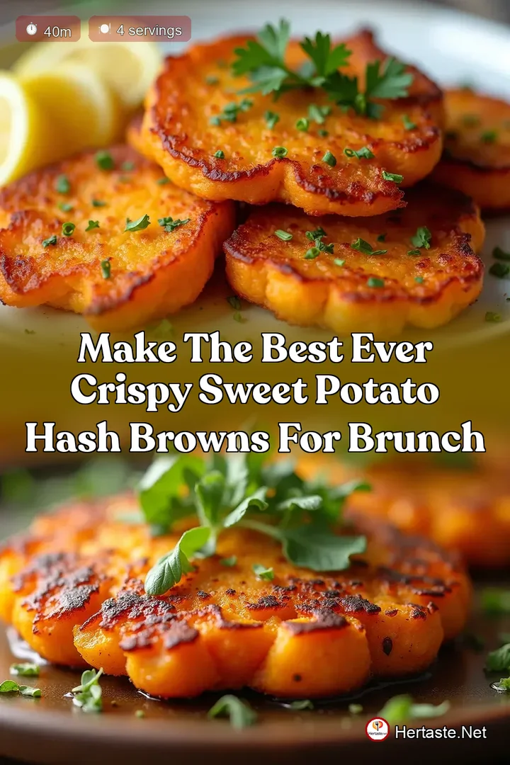 Make the Best Ever Crispy Sweet Potato Hash Browns for Brunch