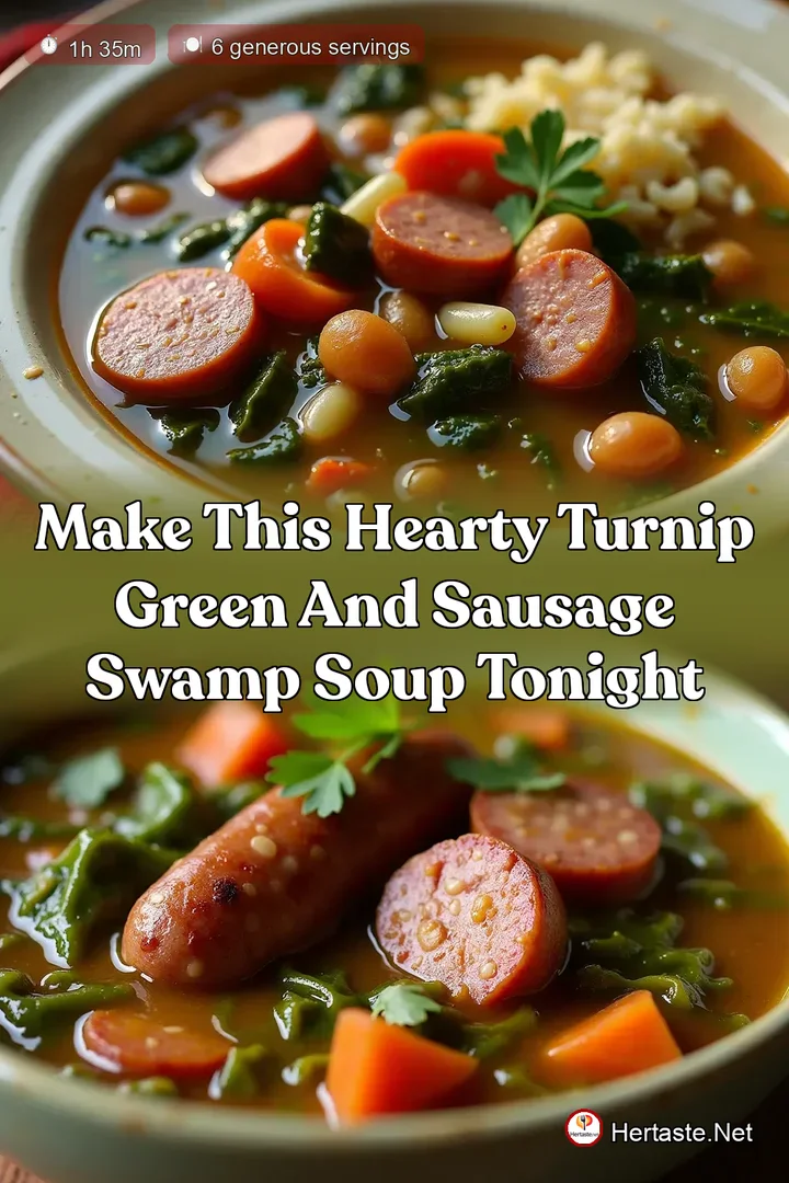 Make This Hearty Turnip Green and Sausage Swamp Soup Tonight