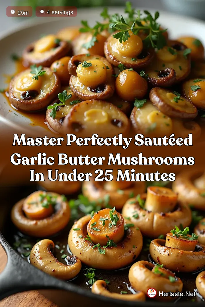 Master Perfectly Saut&eacute;ed Garlic Butter Mushrooms in Under 25 Minutes