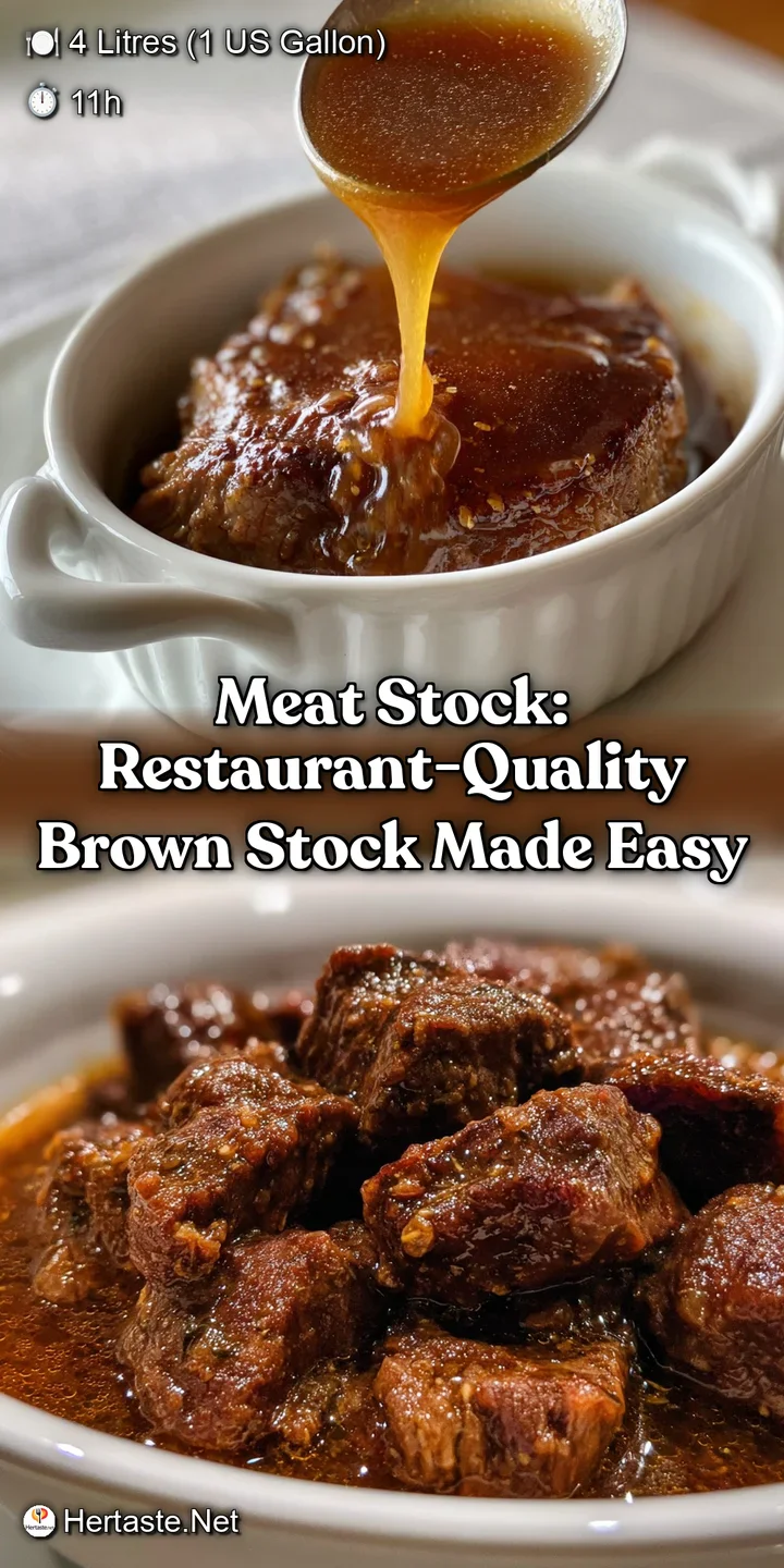 Meat Stock: Restaurant-Quality Brown Stock Made Easy