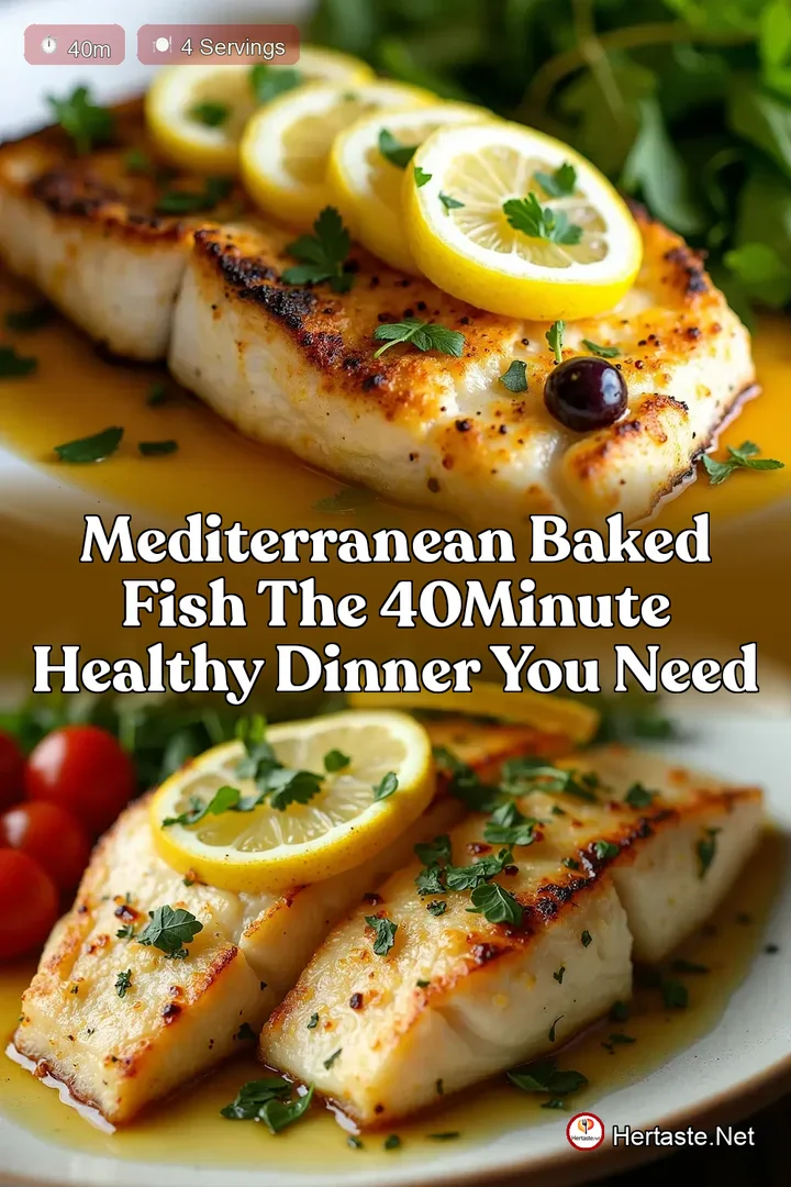 Mediterranean Baked Fish The 40Minute Healthy Dinner You Need