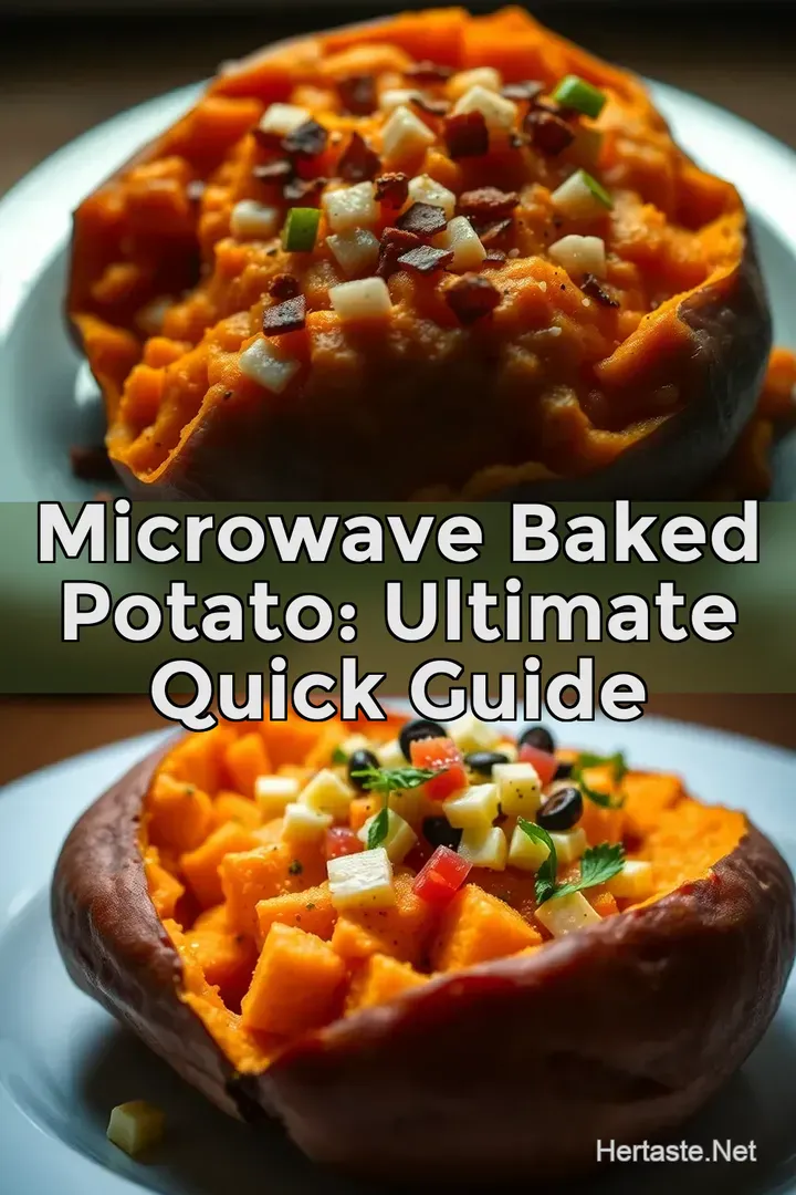 Microwave Baked Potato: Ultimate Quick Guide