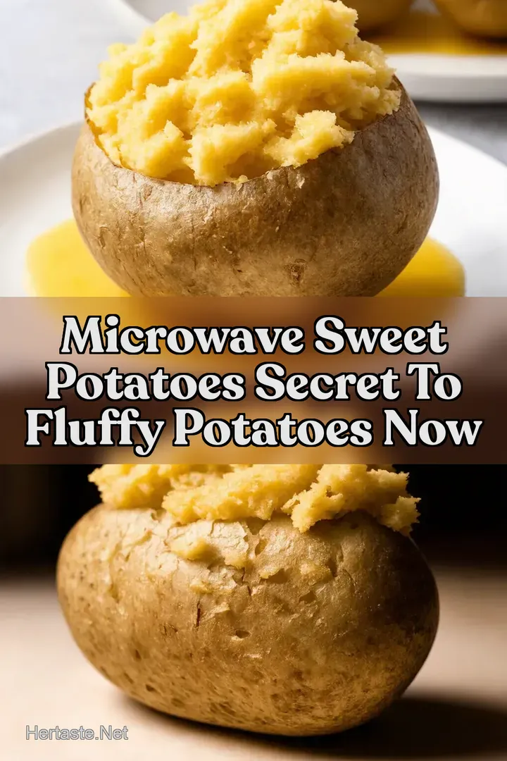 Microwave Sweet Potatoes Secret to Fluffy Potatoes Now : PIN FOR LATER Microwave Sweet Potatoes Secret to Fluffy Potatoes Now
