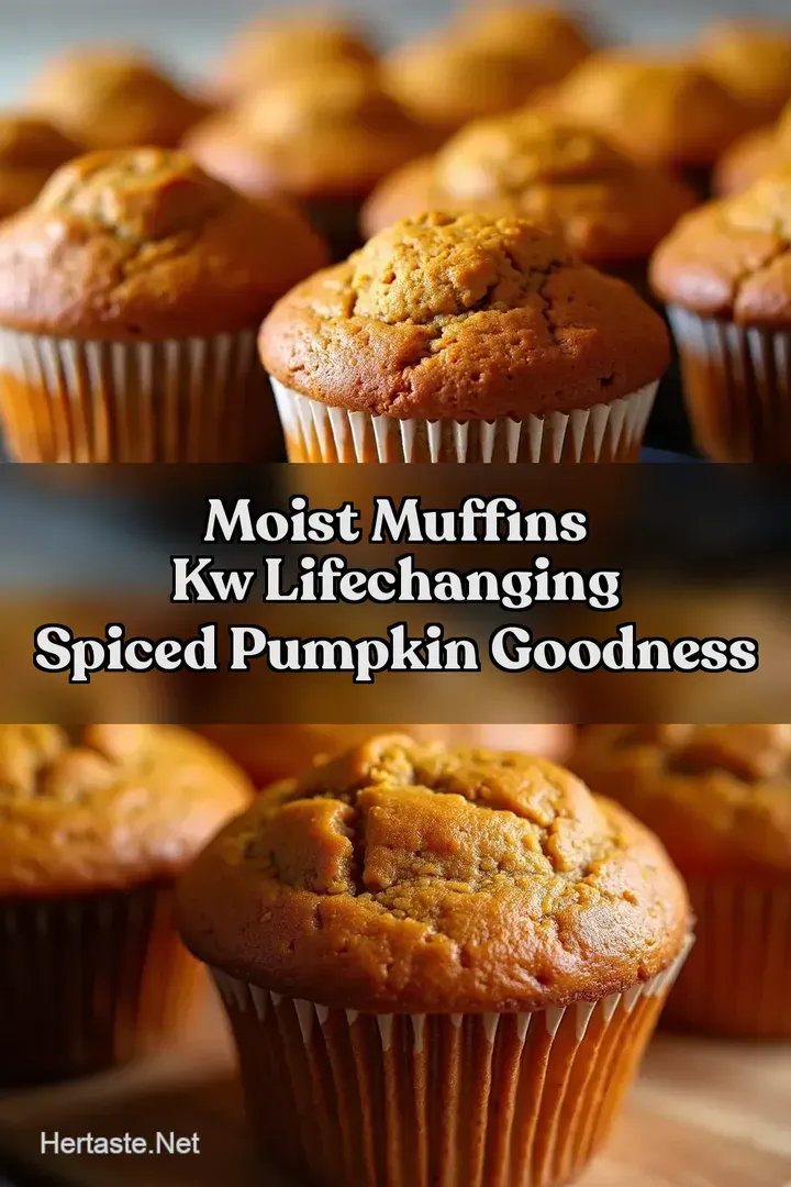 Moist Muffins kw LifeChanging Spiced Pumpkin Goodness