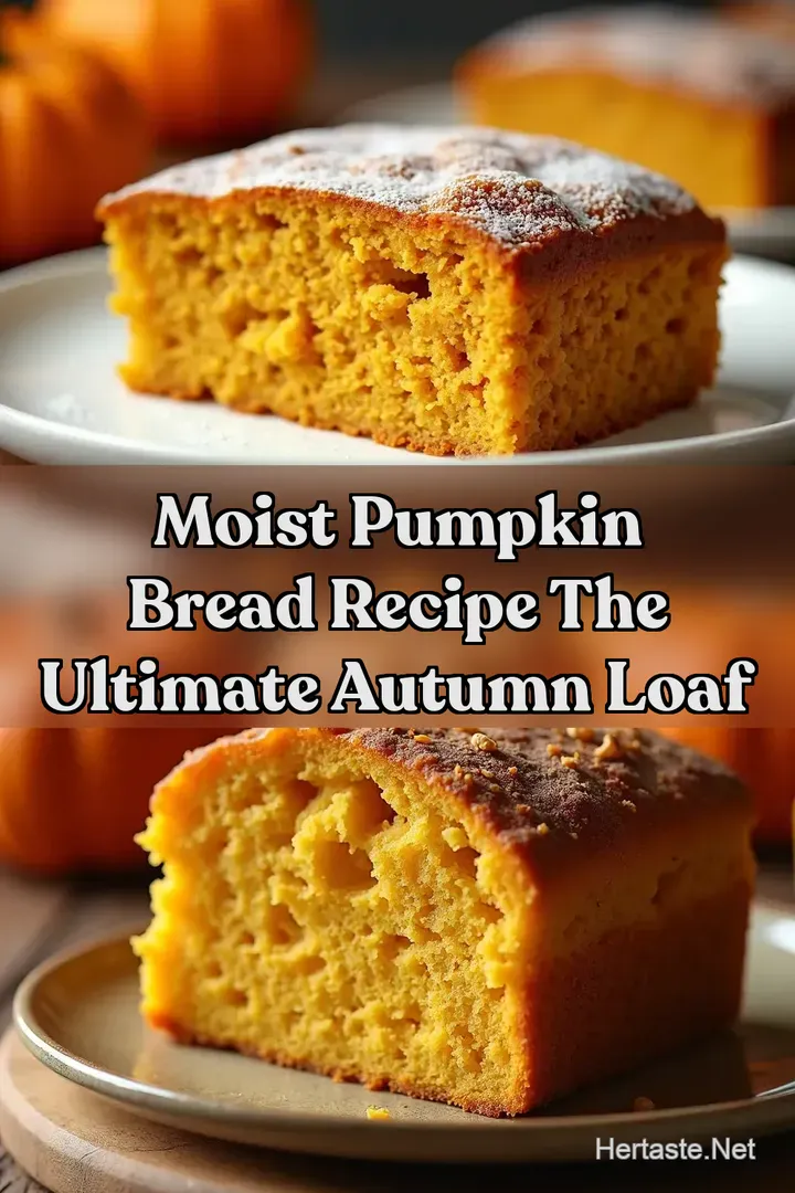 Moist Pumpkin Bread Recipe The Ultimate Autumn Loaf