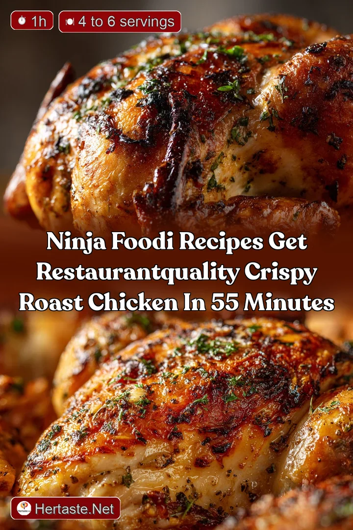 Ninja Foodi Recipes Get RestaurantQuality Crispy Roast Chicken in 55 Minutes