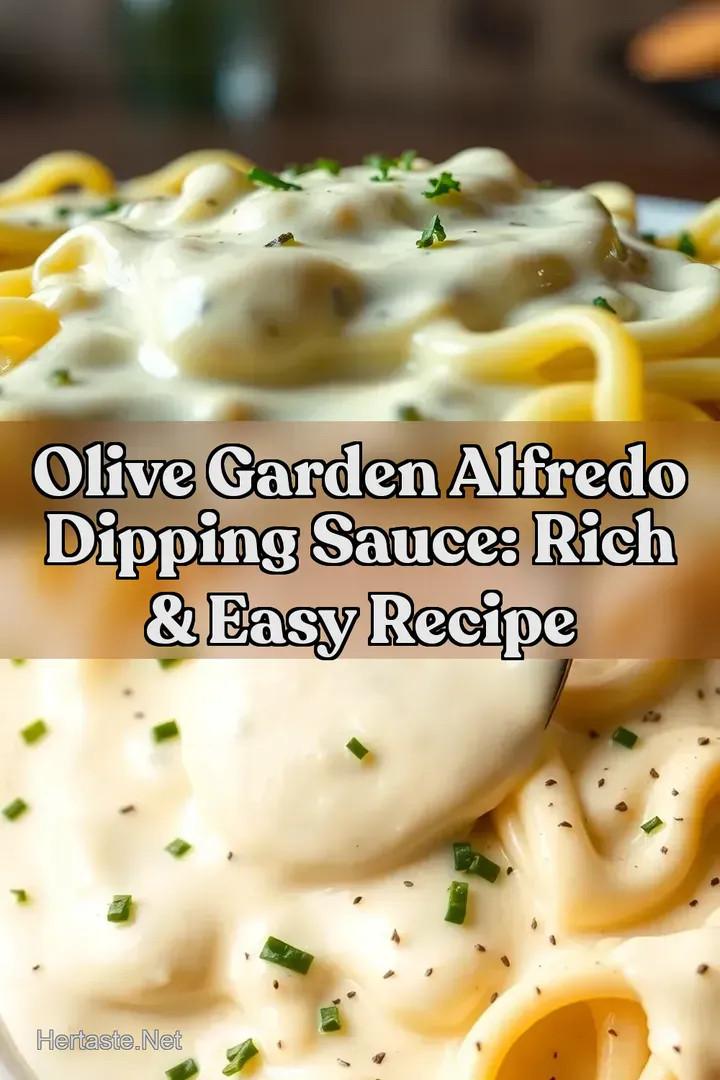 Olive Garden Alfredo Dipping Sauce: Rich & Easy Recipe