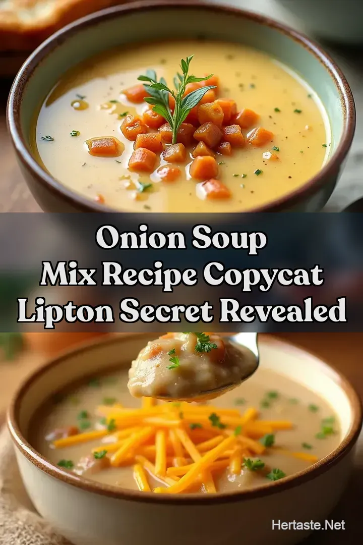 Onion Soup Mix Recipe Copycat Lipton Secret Revealed