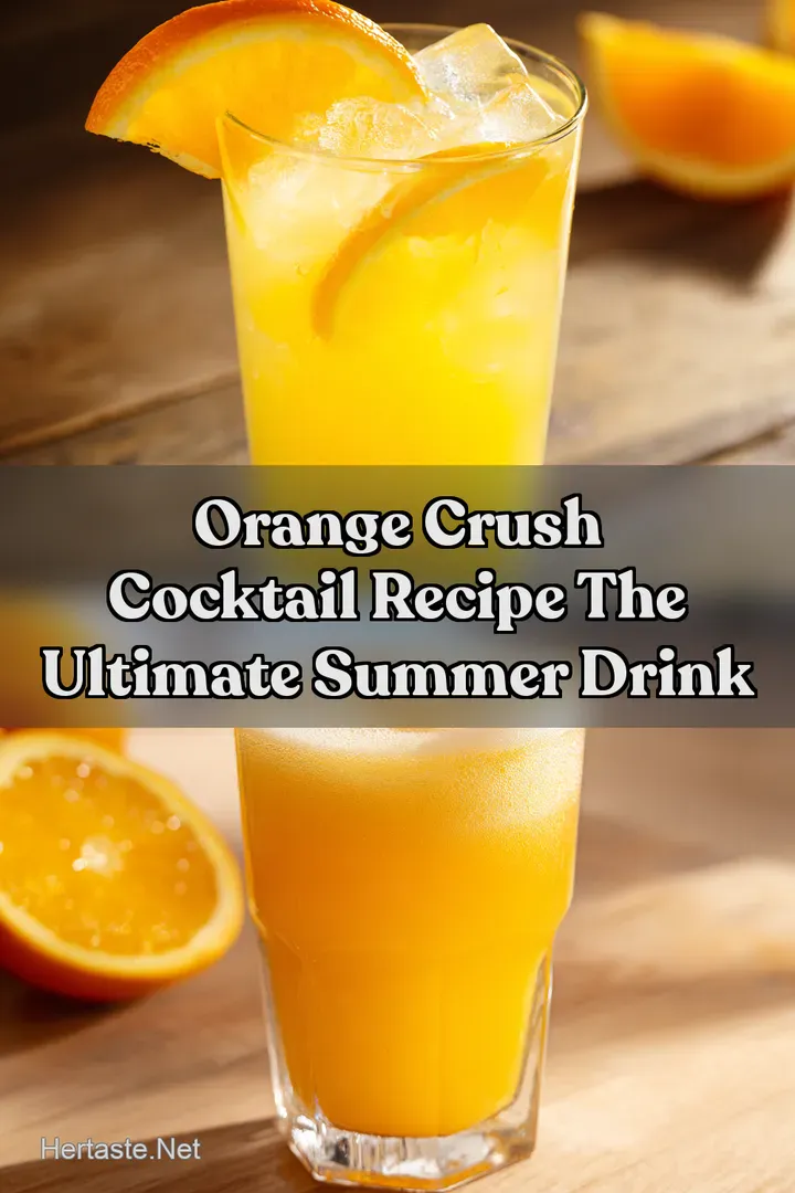 Orange Crush Cocktail Recipe The Ultimate Summer Drink