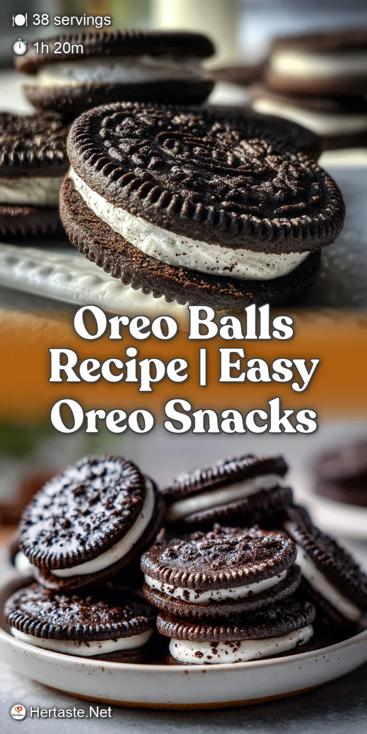 Close-up reveals the rich, creamy texture of a white chocolate Oreo truffle. Swirls of dark cookie create a tantalizing de...