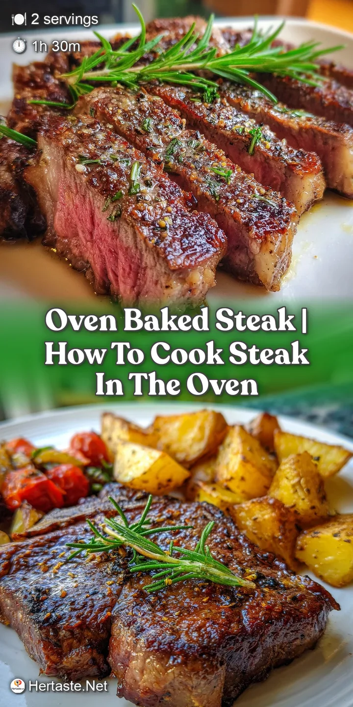 Close-up of a fork piercing juicy steak. Notice the beautiful browned crust, tender pink center, and savory juices oozing.