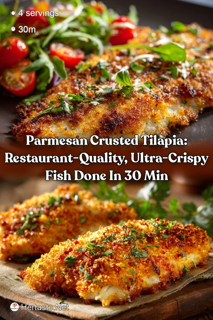 Parmesan Crusted Tilapia: Restaurant-Quality Ultra-Crispy Fish Done in 30 Min