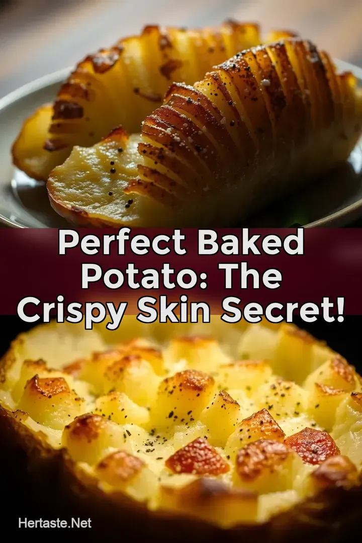 Perfect Baked Potato: The Crispy Skin Secret!