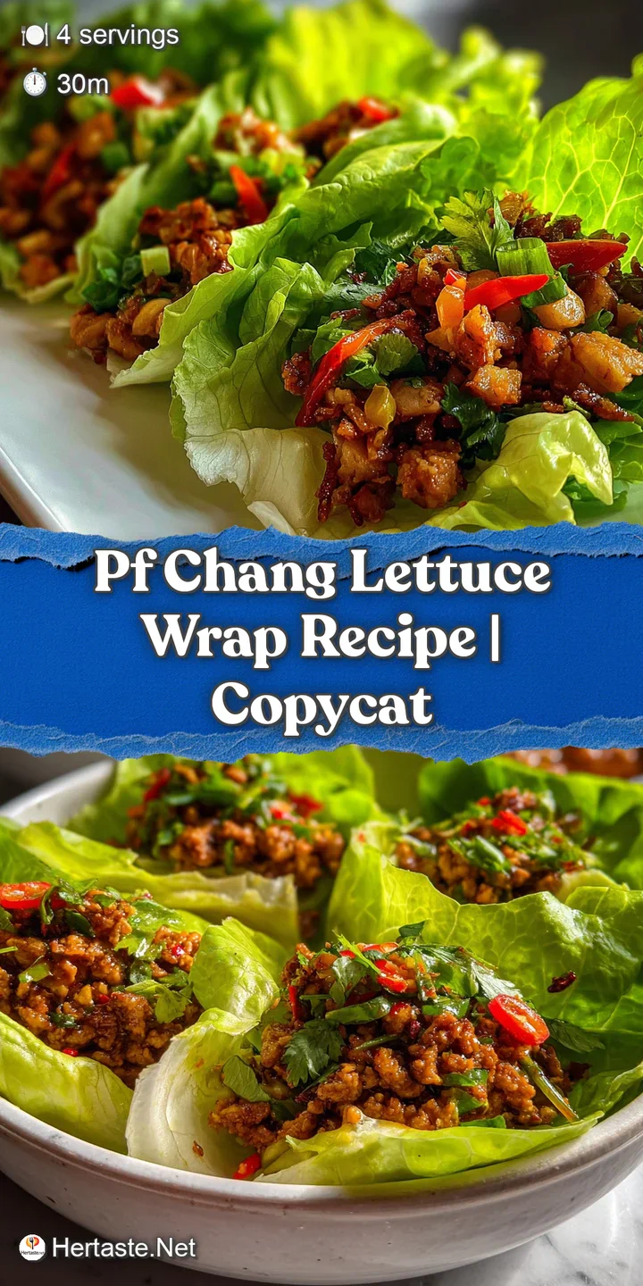 Close-up of a lettuce wrap overflowing with juicy, savory filling. The glistening texture and fresh greens invite a delici...