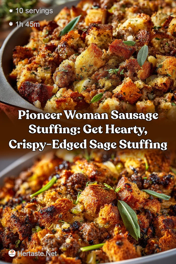 Pioneer Woman Sausage Stuffing: Get Hearty Crispy-Edged Sage Stuffing