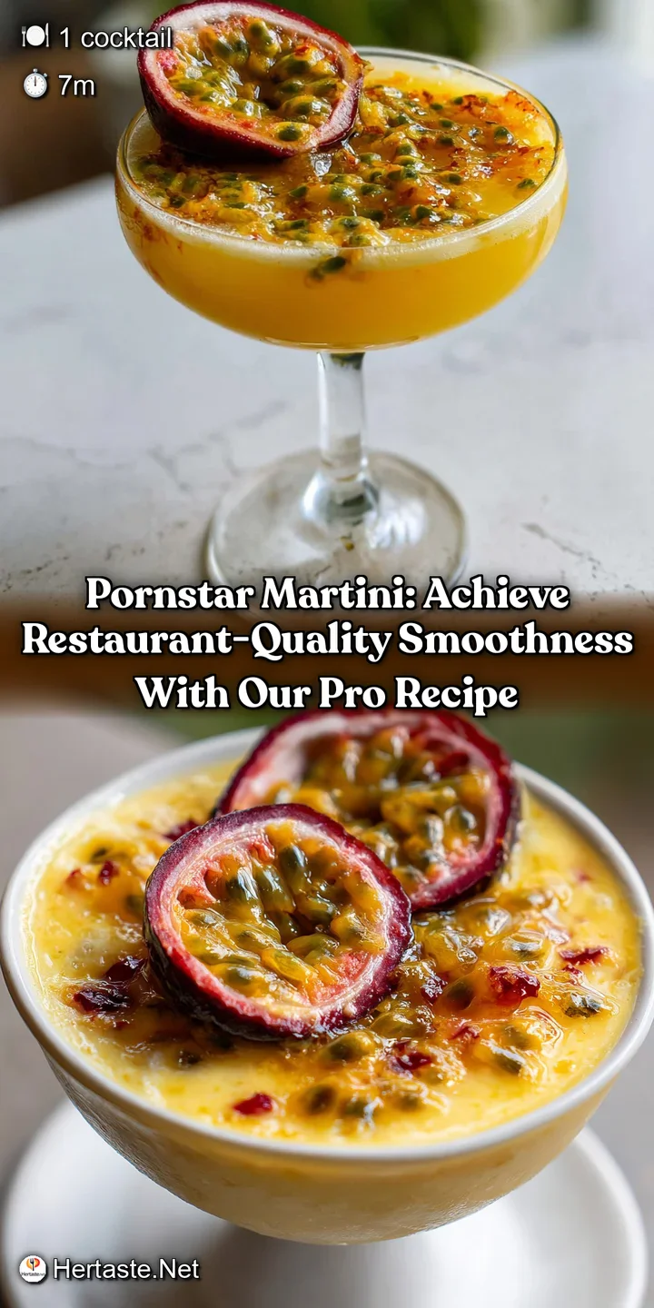 Pornstar Martini: Achieve Restaurant-Quality Smoothness with our Pro Recipe