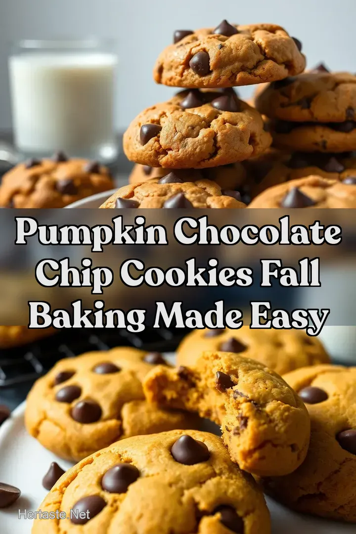 Pumpkin Chocolate Chip Cookies Fall Baking Made Easy