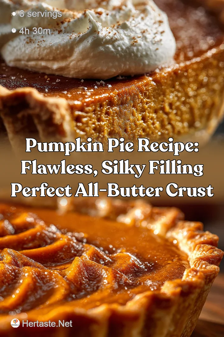 Pumpkin Pie Recipe: Flawless Silky Filling Perfect All-Butter Crust