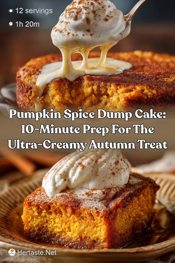 Pumpkin Spice Dump Cake: 10-Minute Prep for the Ultra-Creamy Autumn Treat
