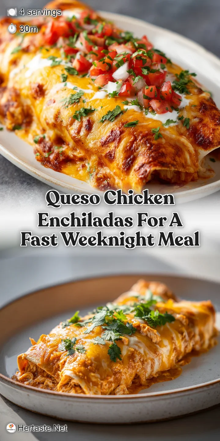 Close-up of a cheesy chicken enchilada oozing with melted cheese, inviting texture, and a hint of golden-brown perfection.