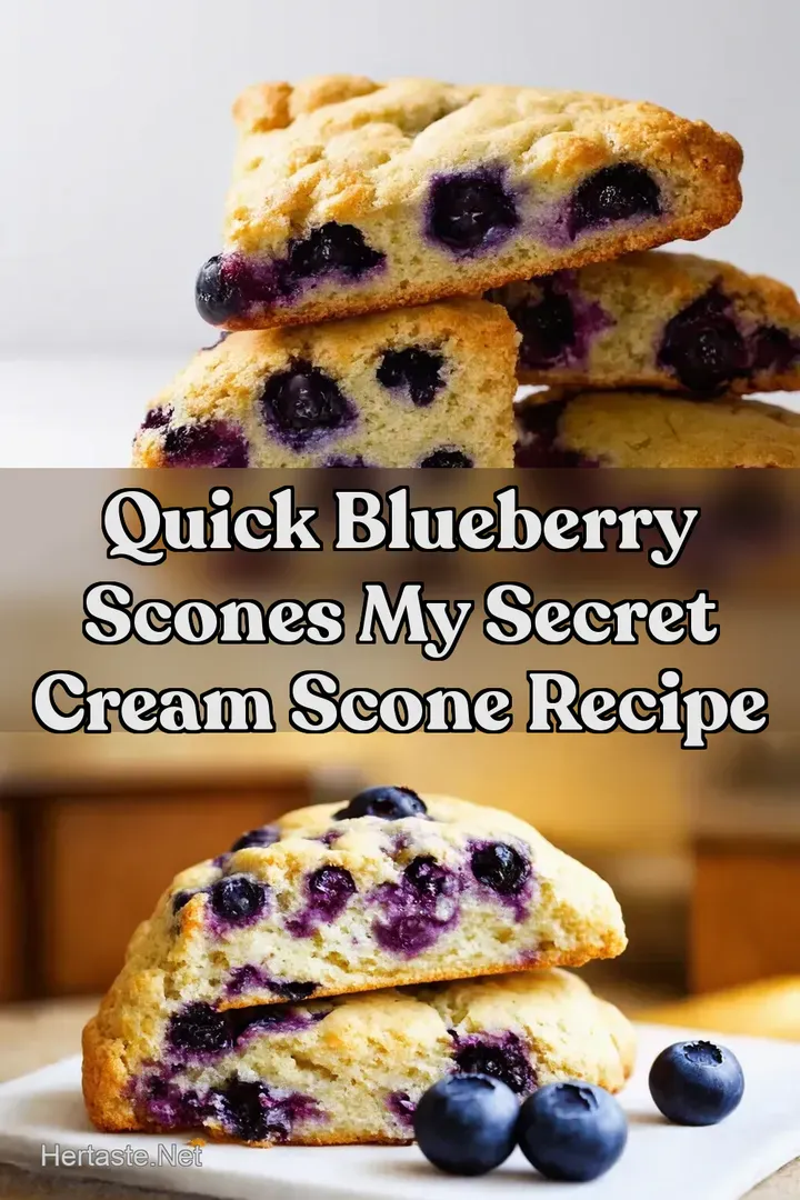 Quick Blueberry Scones My Secret Cream Scone Recipe