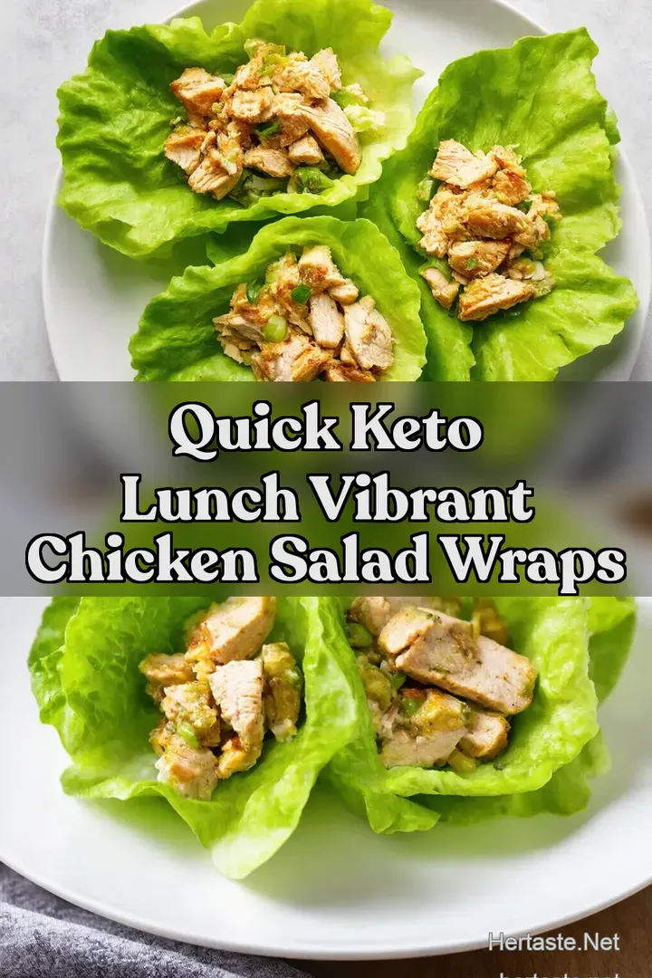 Quick Keto Lunch Vibrant Chicken Salad Wraps