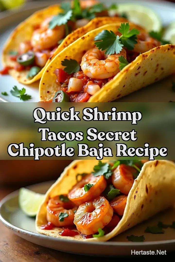 Quick Shrimp Tacos Secret Chipotle Baja Recipe