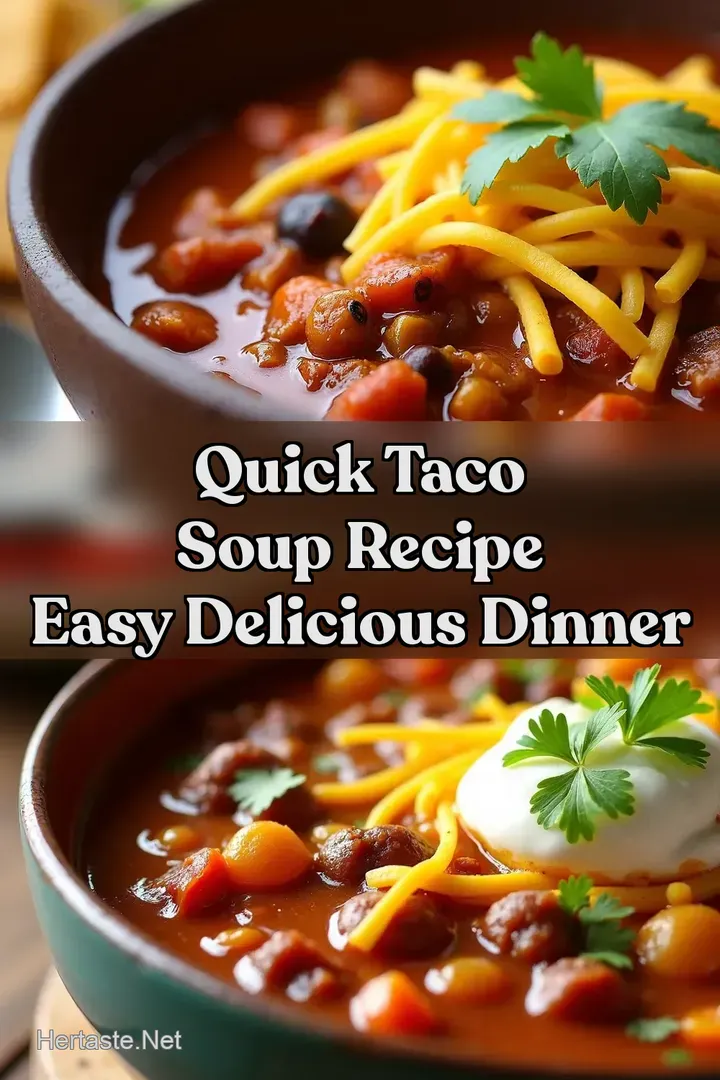 Quick Taco Soup Recipe Easy Delicious Dinner