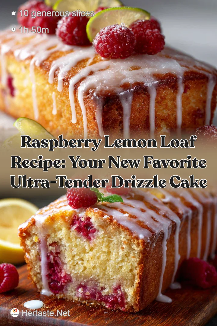 Raspberry Lemon Loaf Recipe: Your New Favorite Ultra-Tender Drizzle Cake