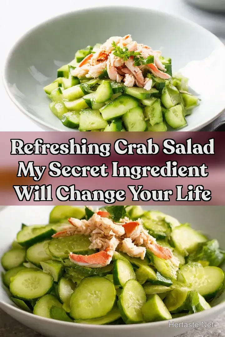 Refreshing Crab Salad My Secret Ingredient Will Change Your Life