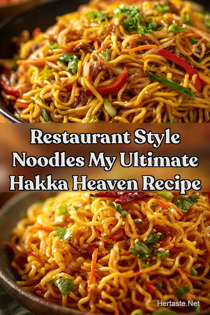 Restaurant Style Noodles My Ultimate Hakka Heaven Recipe
